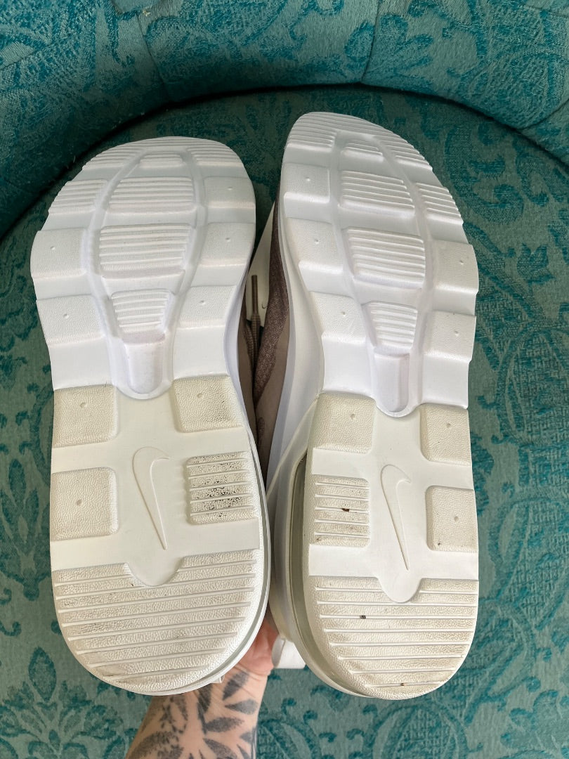 nike, taupe, sneaker, 8.5