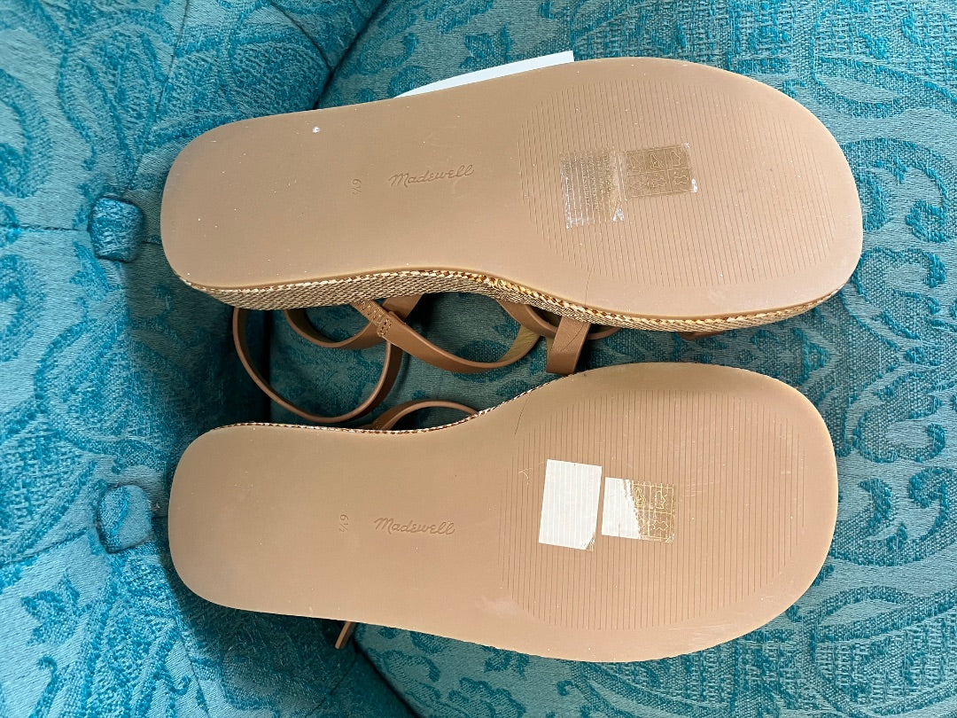 madewell, Tan, Sandal, 6.5