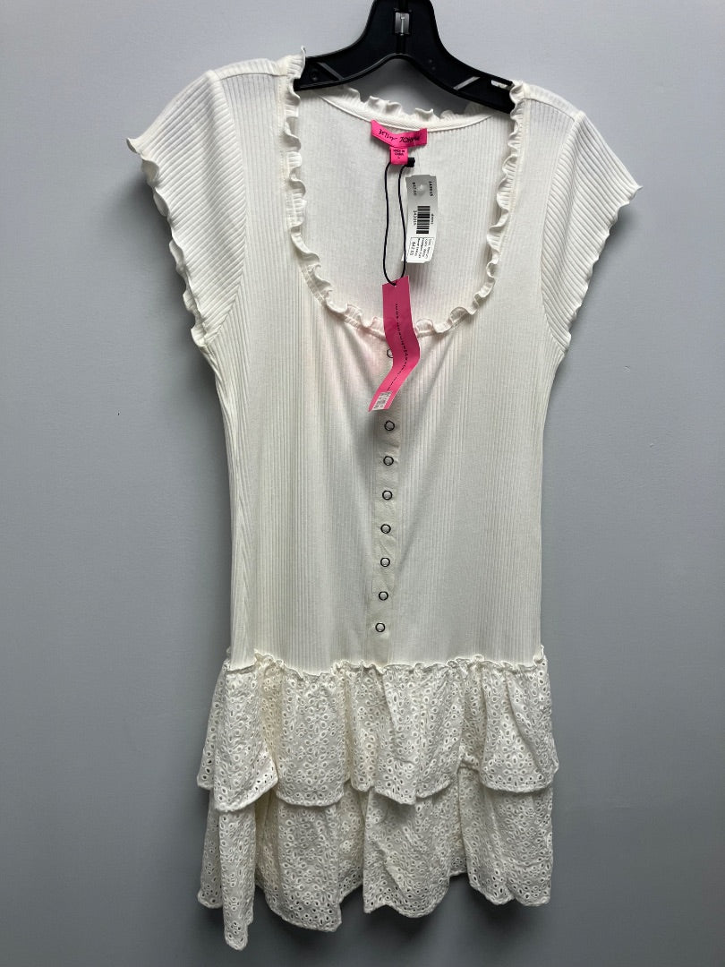 betsey johnson, White, dress, Medium