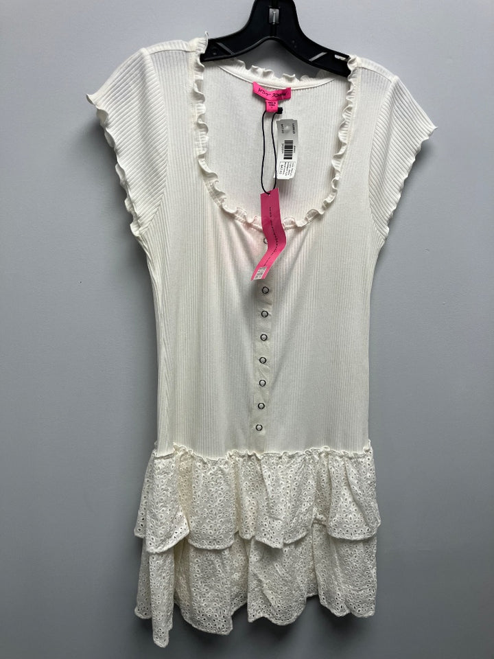 betsey johnson, White, dress, Medium