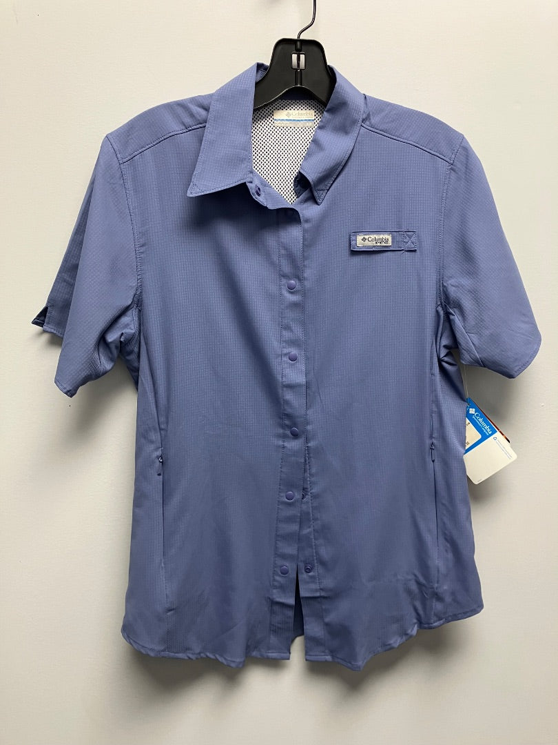 columbia, Blue, Top, Small