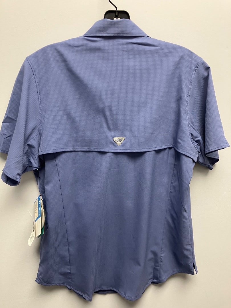 columbia, Blue, Top, Small