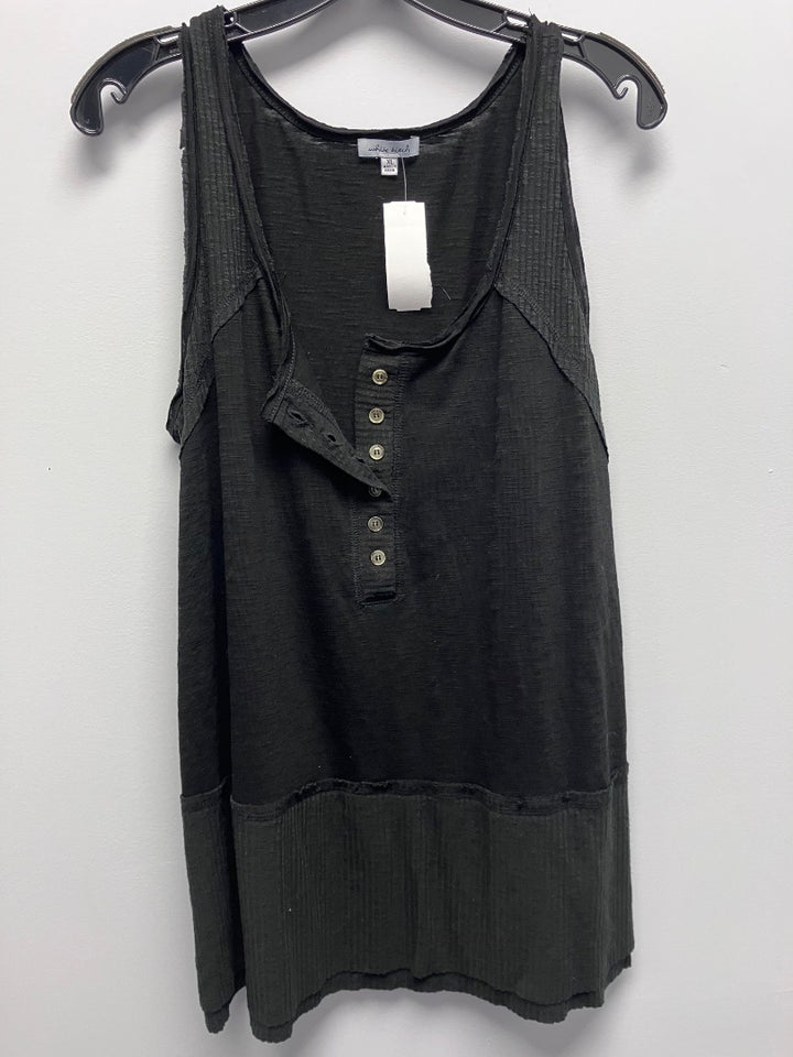 white birch, Black, Top, XL