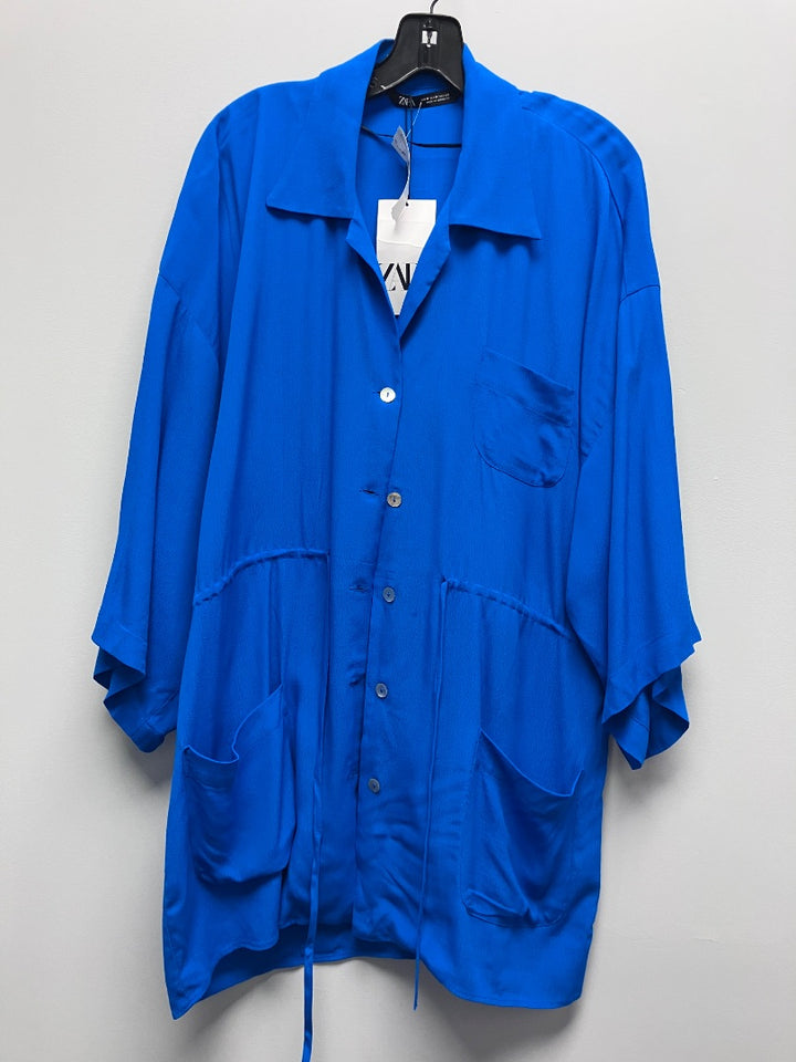 zara, Blue, Top, XL