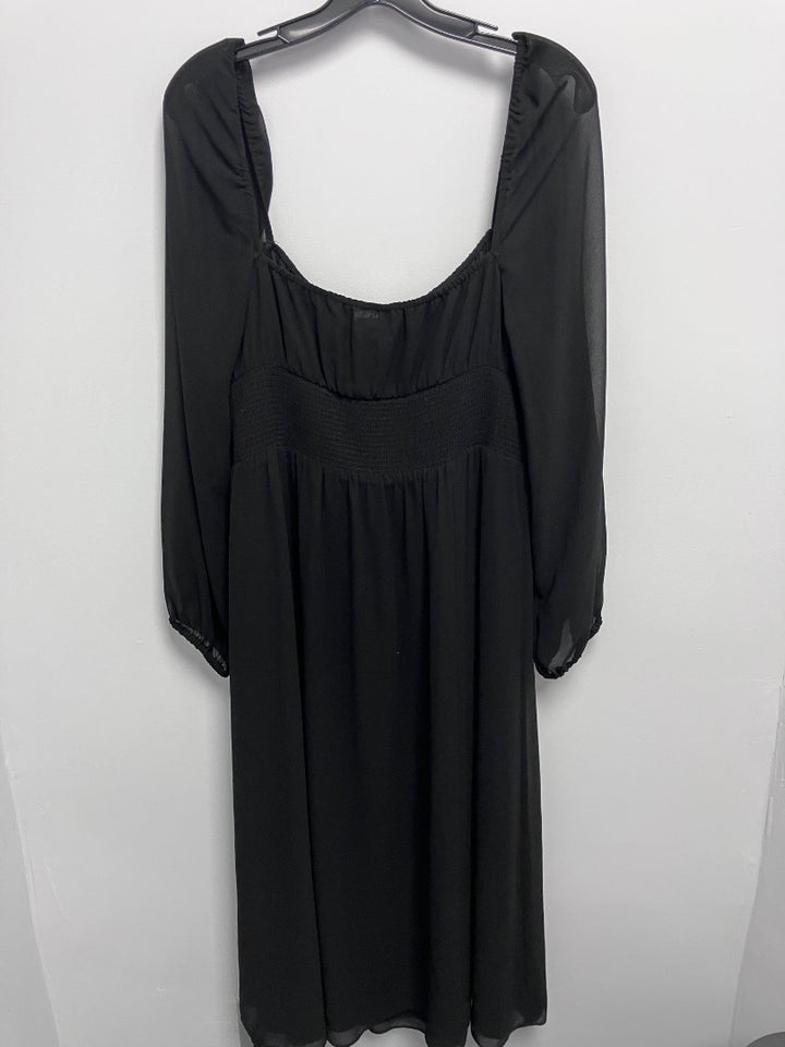 wilfred, Black, dress, XL