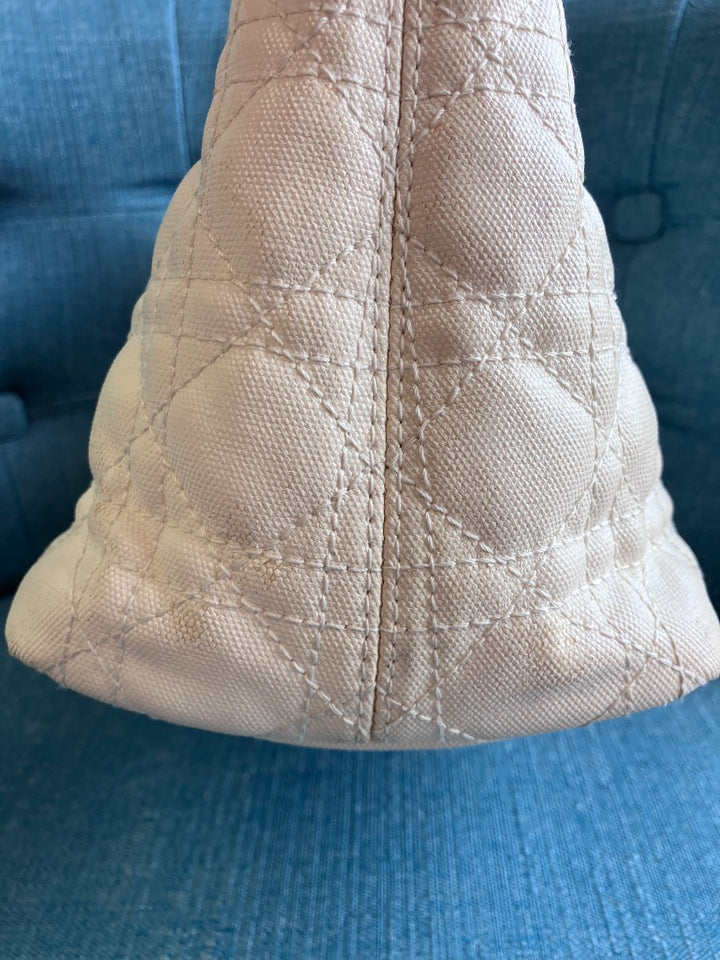 Dior, White, Handbag, Medium
