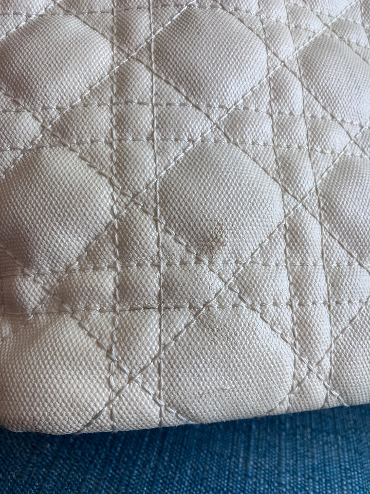 Dior, White, Handbag, Medium
