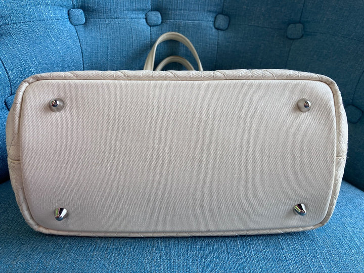Dior, White, Handbag, Medium