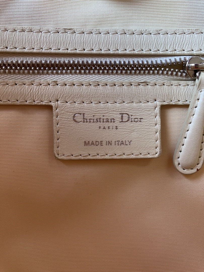 Dior, White, Handbag, Medium