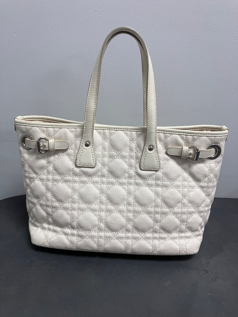 Dior, White, Handbag, Medium