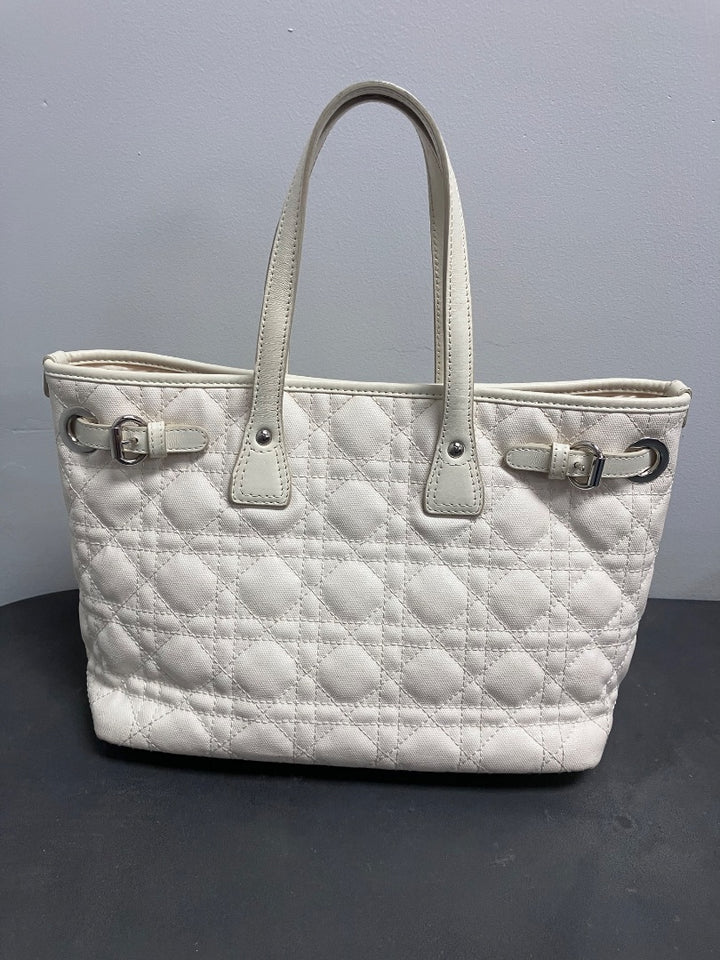 Dior, White, Handbag, Medium