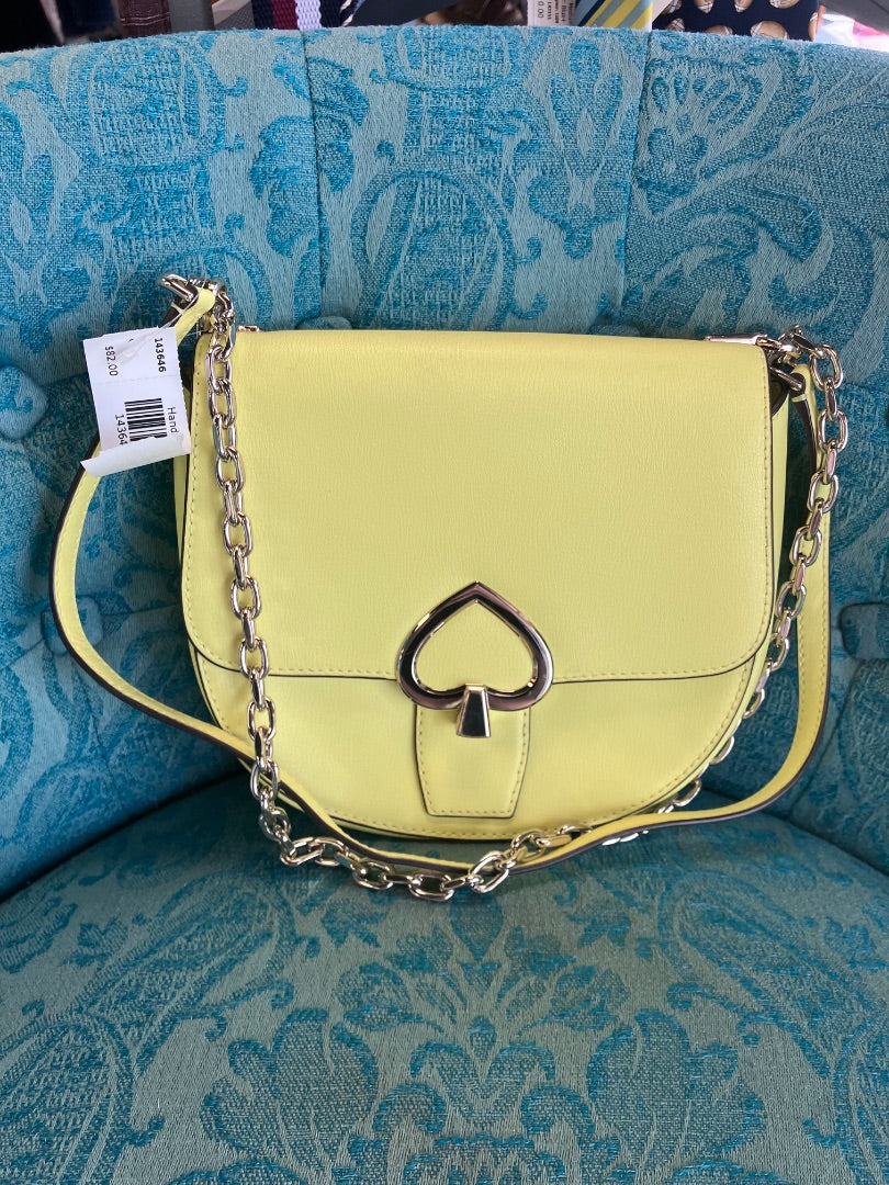 Kate Spade, YELLOW, Handbag, Small