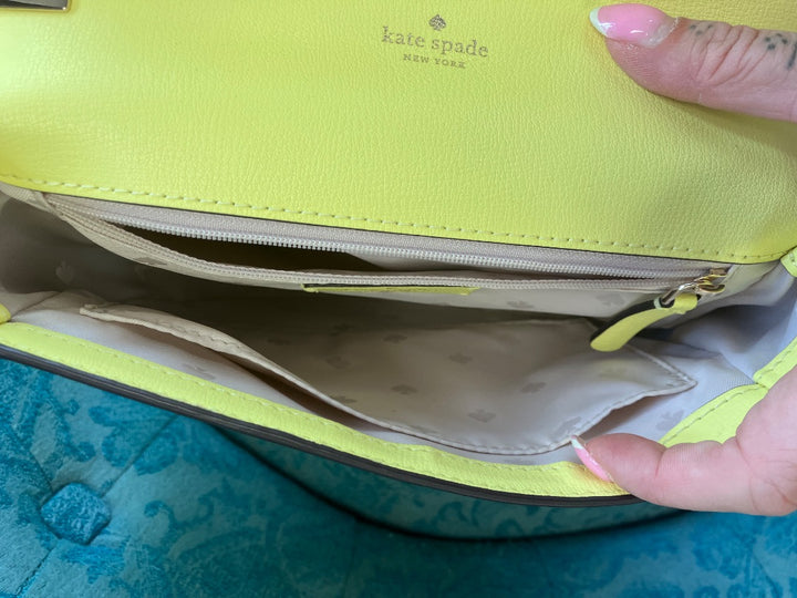 Kate Spade, YELLOW, Handbag, Small