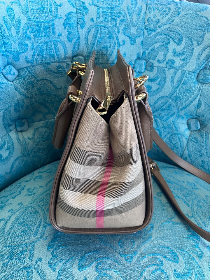 Burberry, Brown+, Handbag, Small