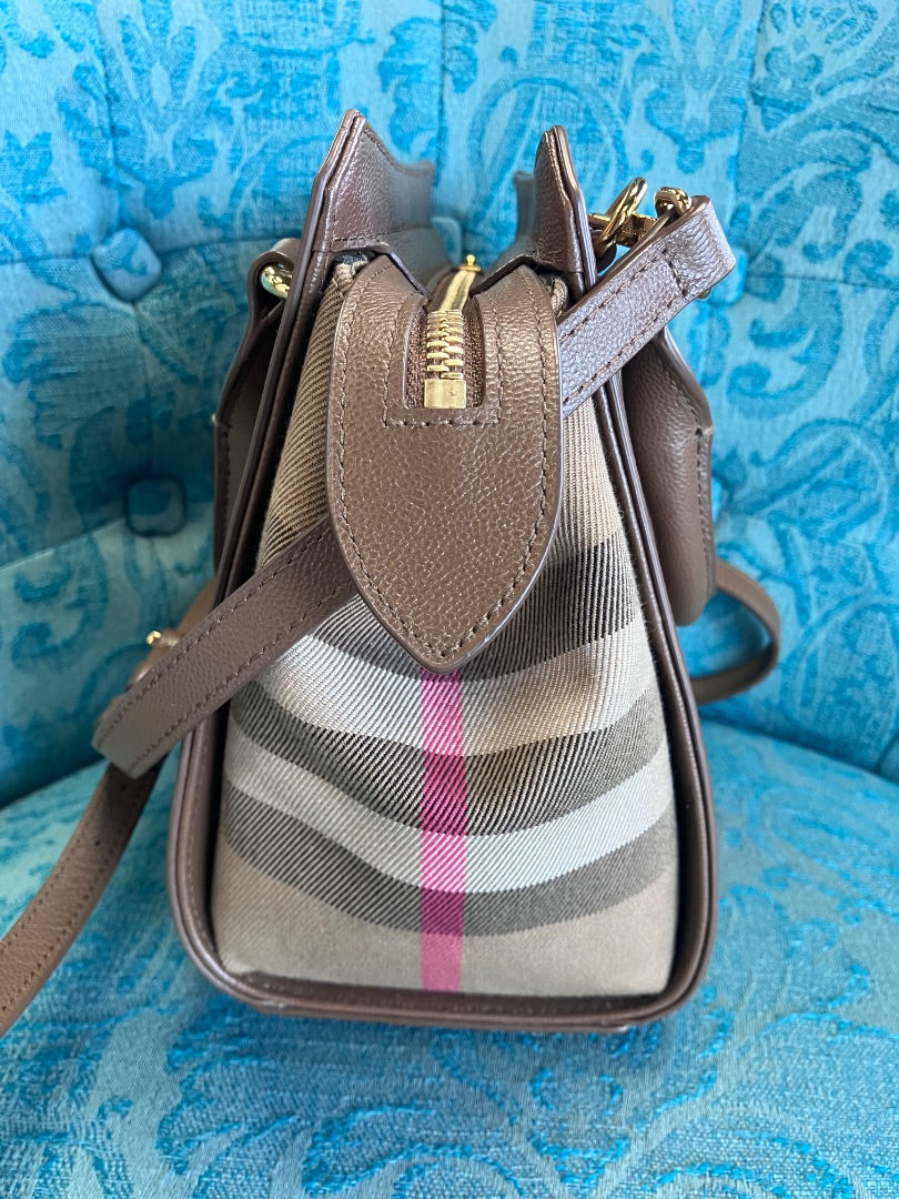 Burberry, Brown+, Handbag, Small