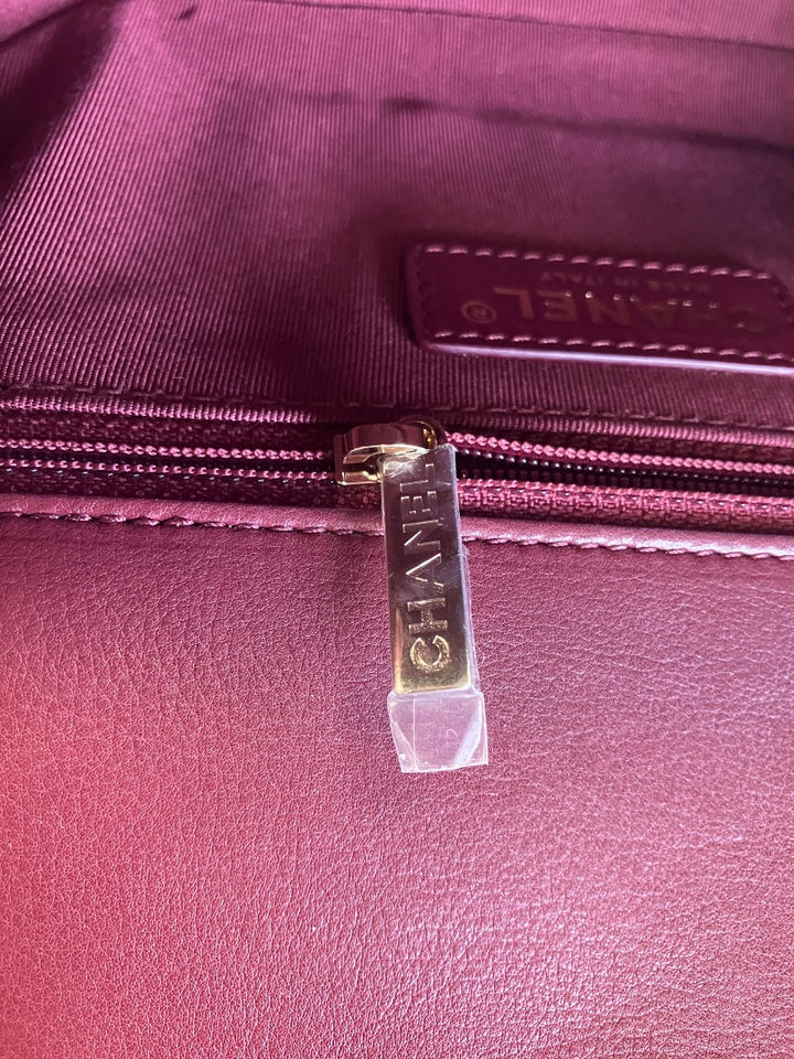 Chanel, Burgundy, belt bag, Small