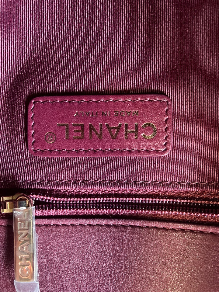 Chanel, Burgundy, belt bag, Small