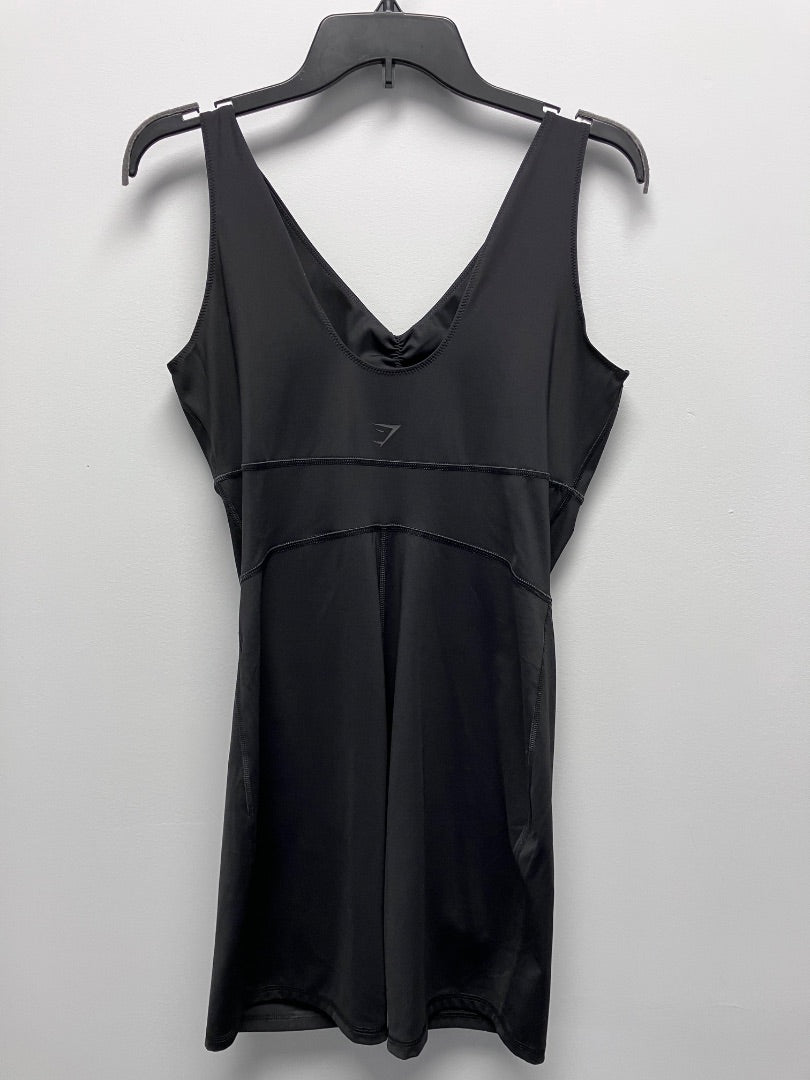 gymshark, Black, romper, XL