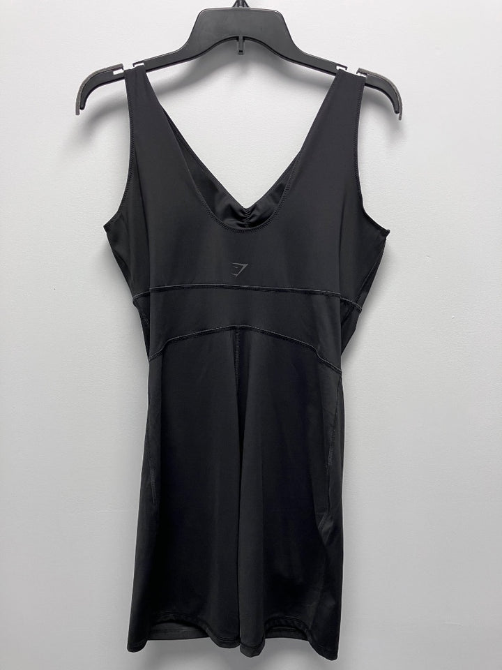 gymshark, Black, romper, XL