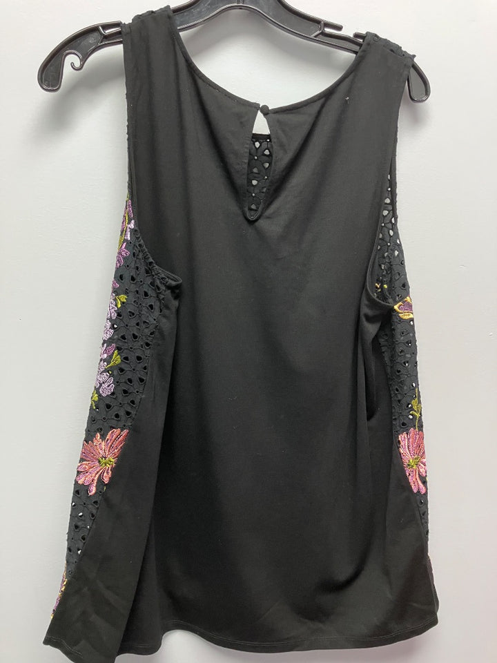 meadow rue, Black+, Top, XL