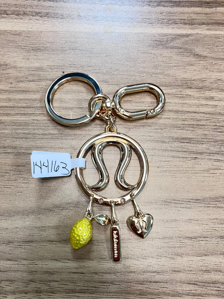 lululemon, Gold, key Chains, Medium
