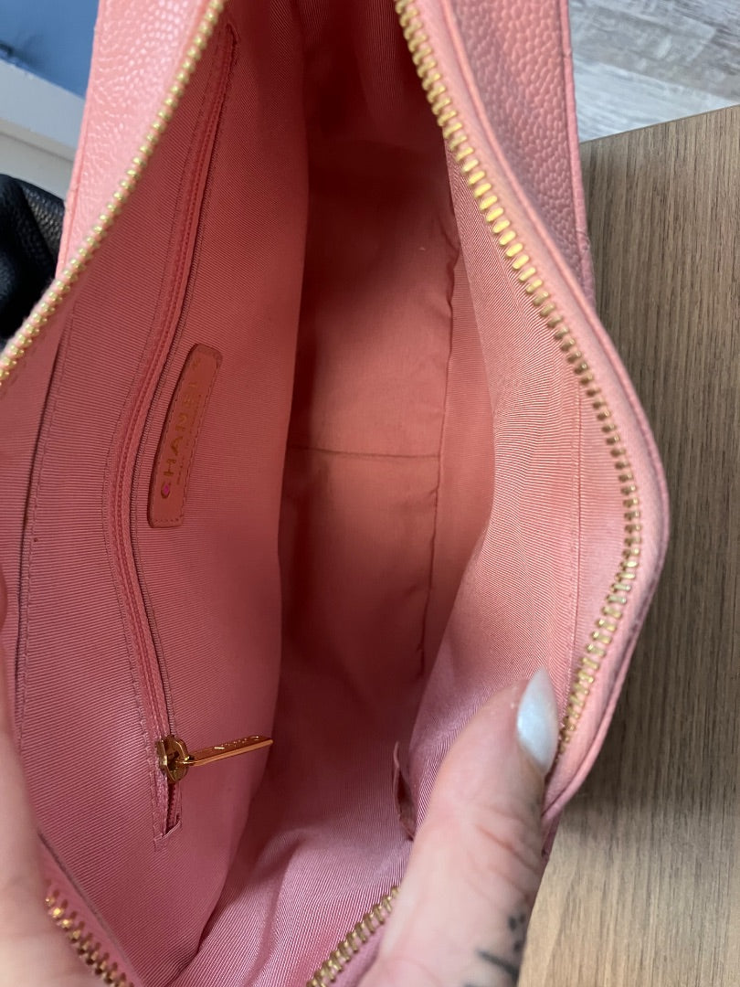 Chanel, Pink, Handbag, Medium