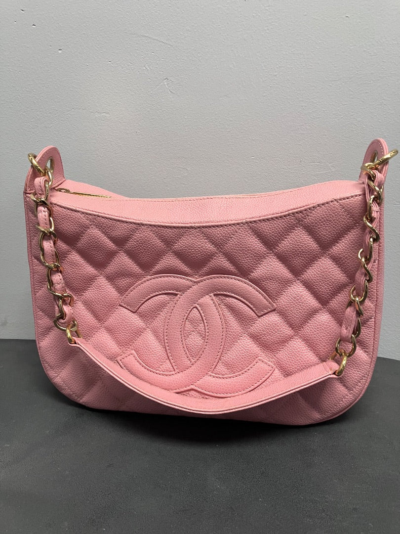 Chanel, Pink, Handbag, Medium