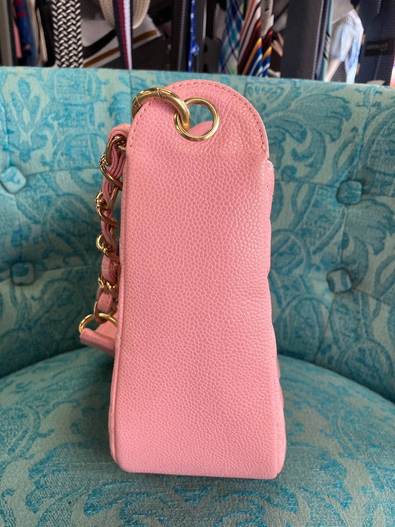 Chanel, Pink, Handbag, Medium