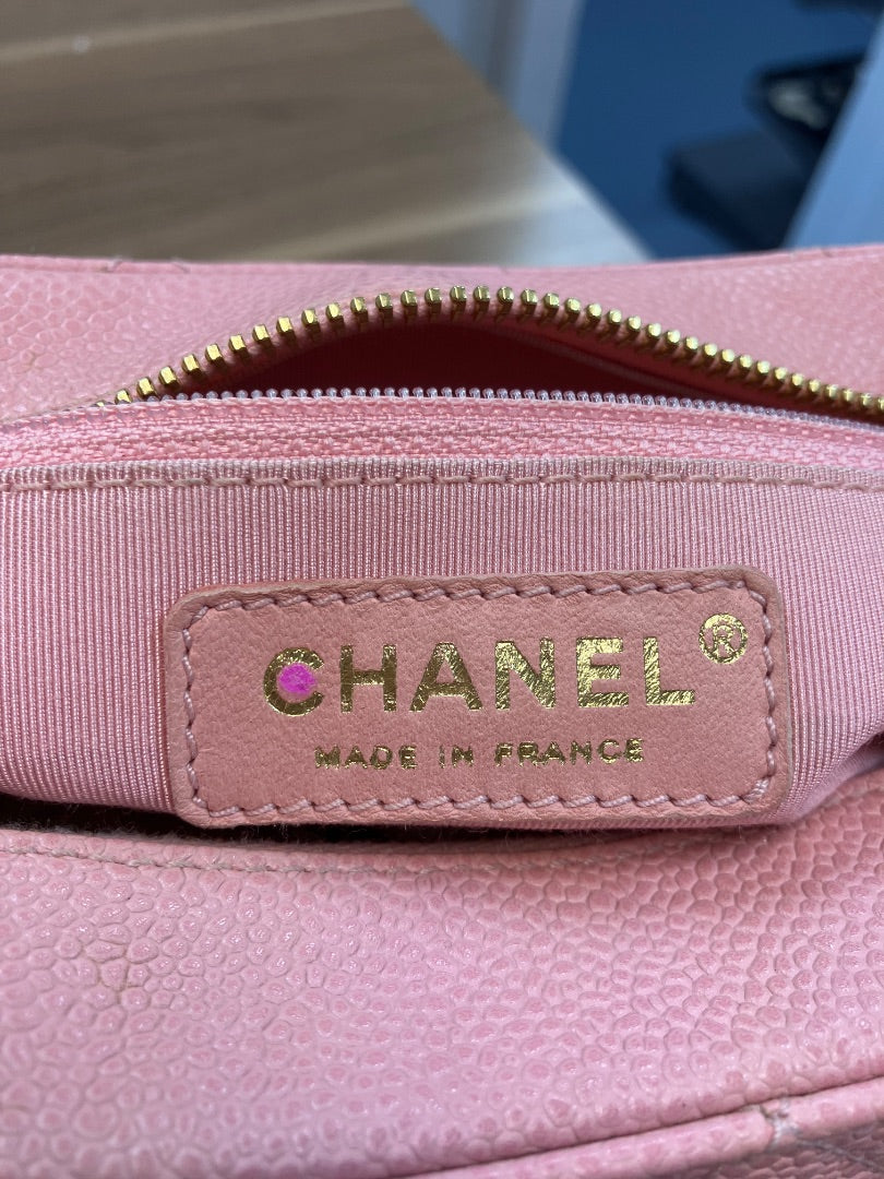 Chanel, Pink, Handbag, Medium