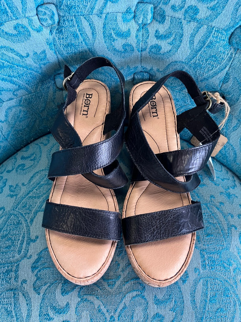 Born, Black, Sandal, 10