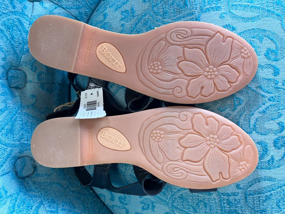 Born, Black, Sandal, 10