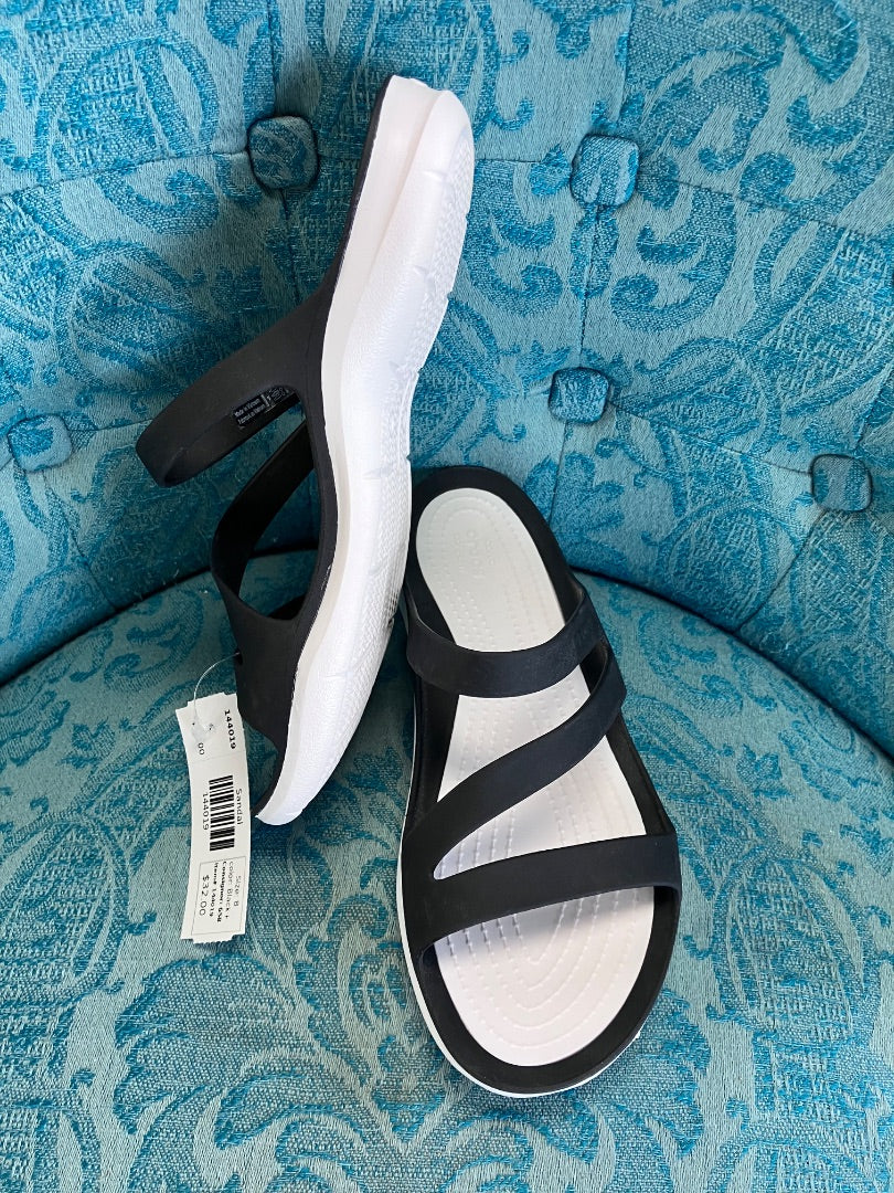 Crocs, Black+, Sandal, 8