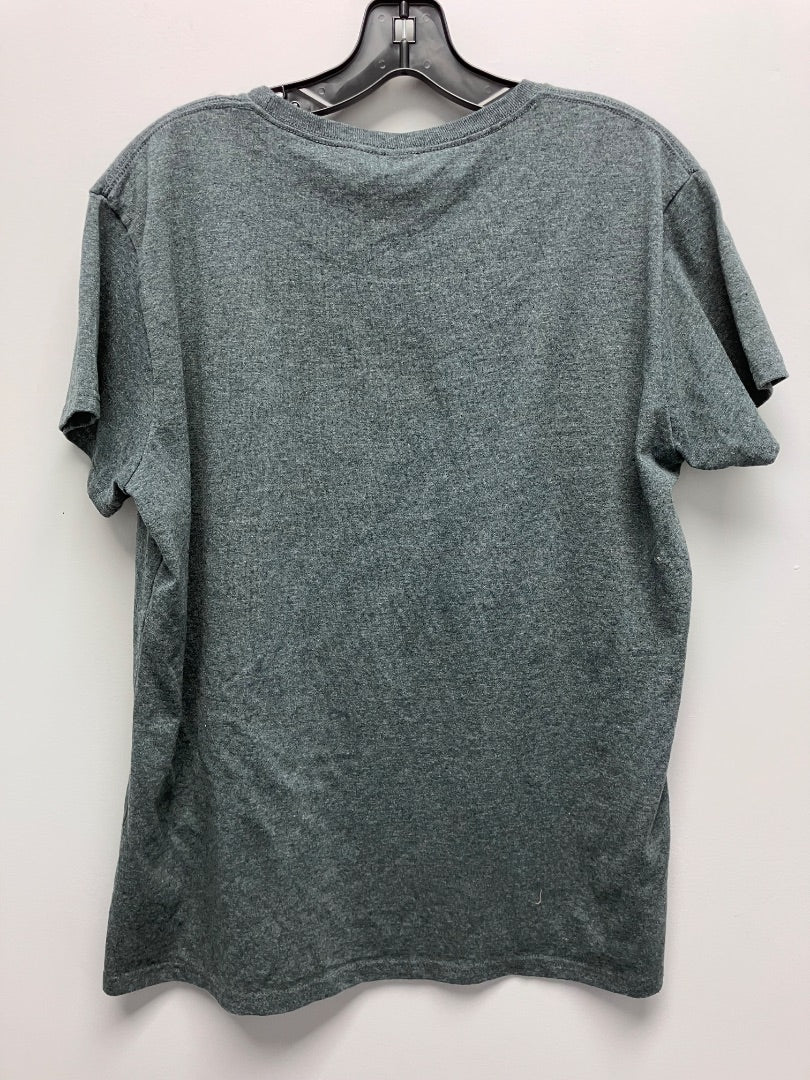 gildan, Grey, Top, Large