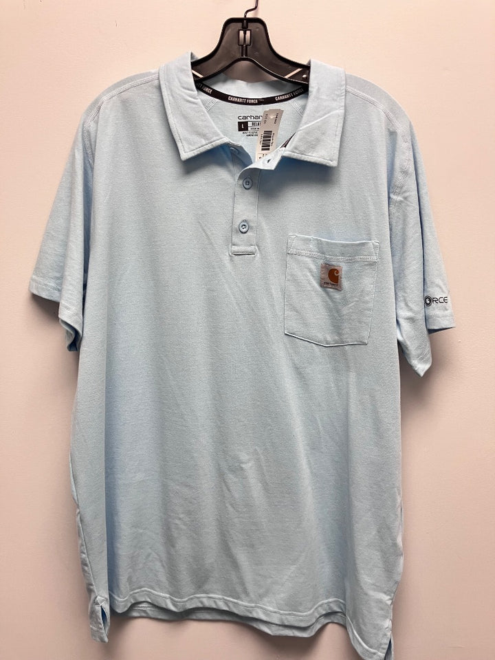 Carhartt, blue, Mens-Top, Large