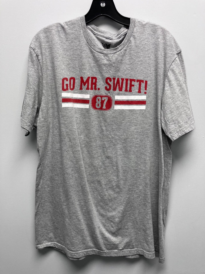 no brand, Grey+, Top, Large