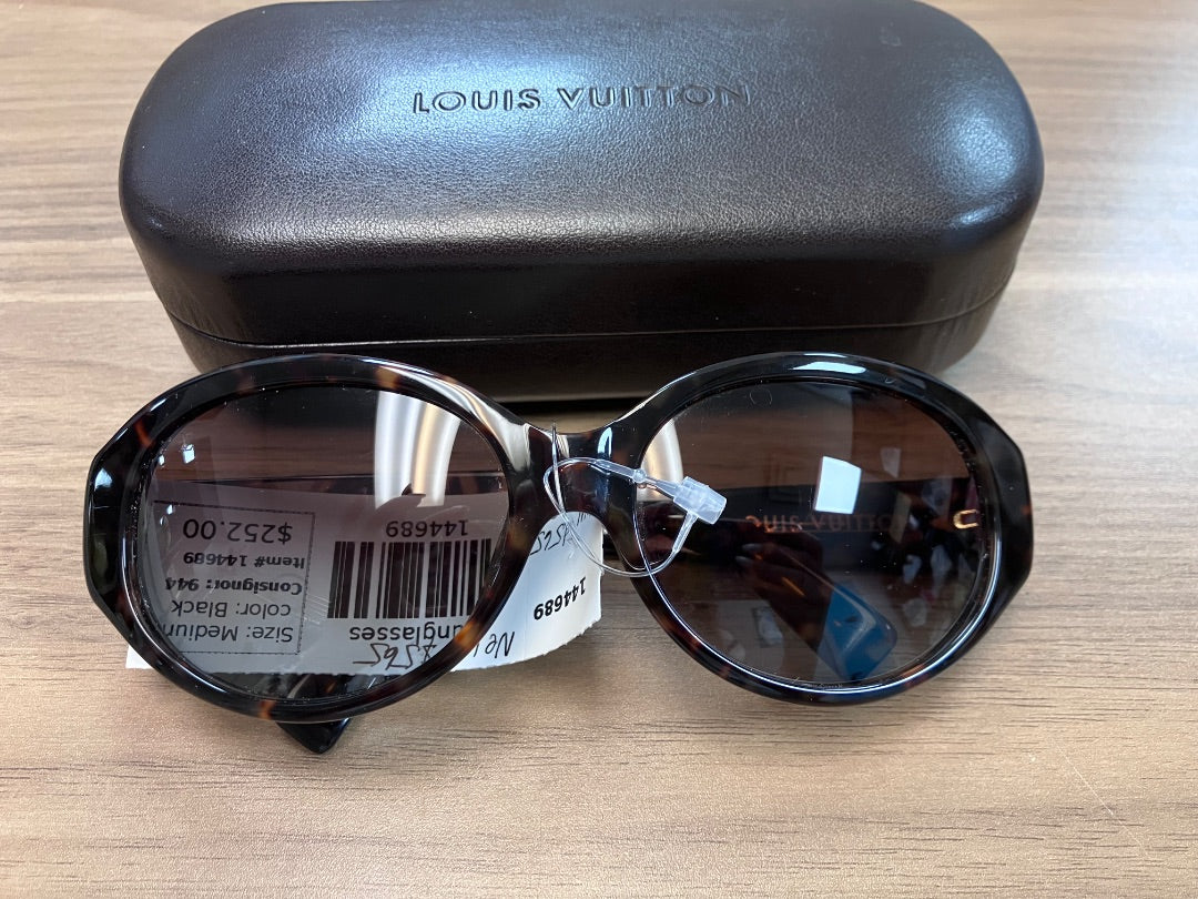 Louis Vuitton, Black, sunglasses, Medium