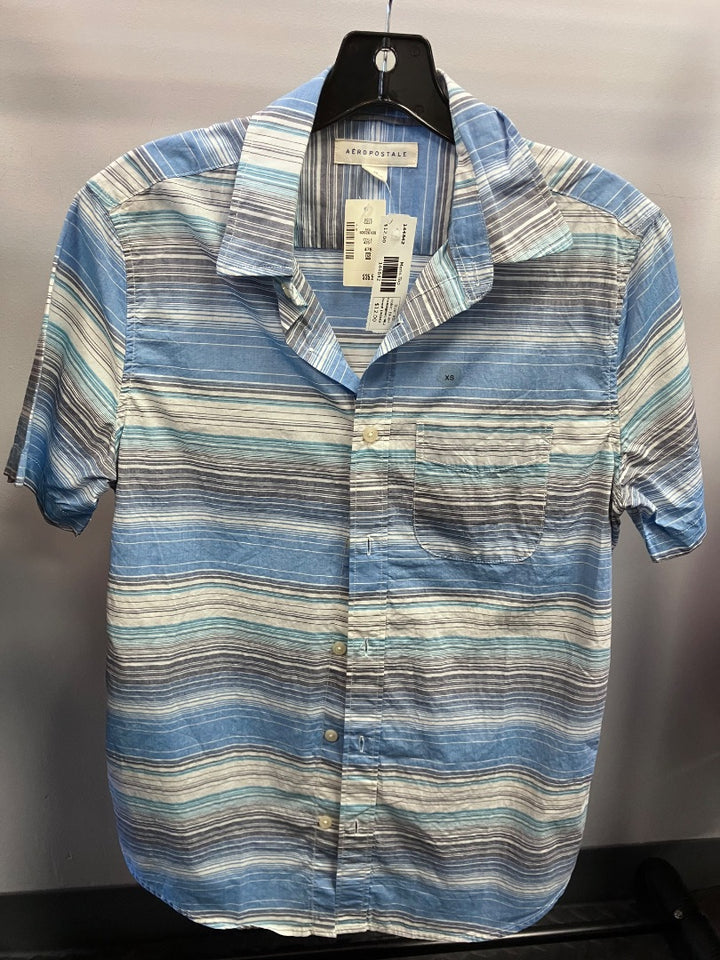 aeropostale, Blue+, Mens-Top, XS