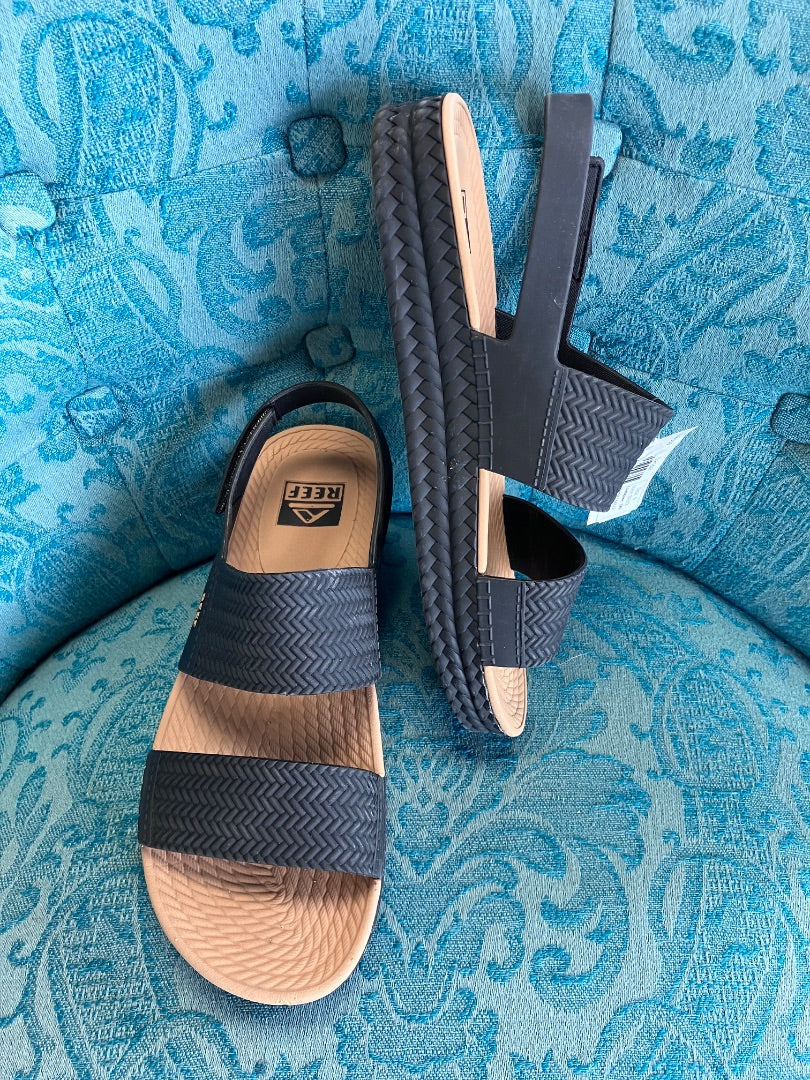 REEF, Black, Sandal, 9