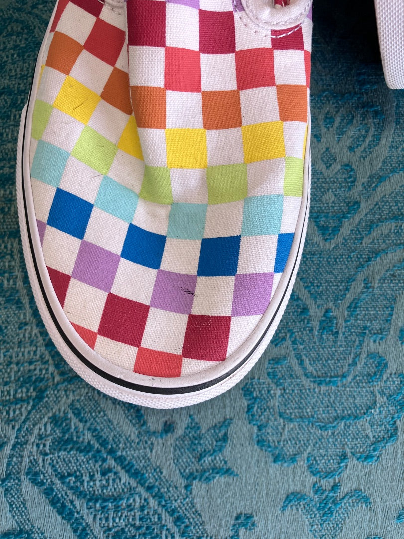 Vans, White+, sneaker, 9.5