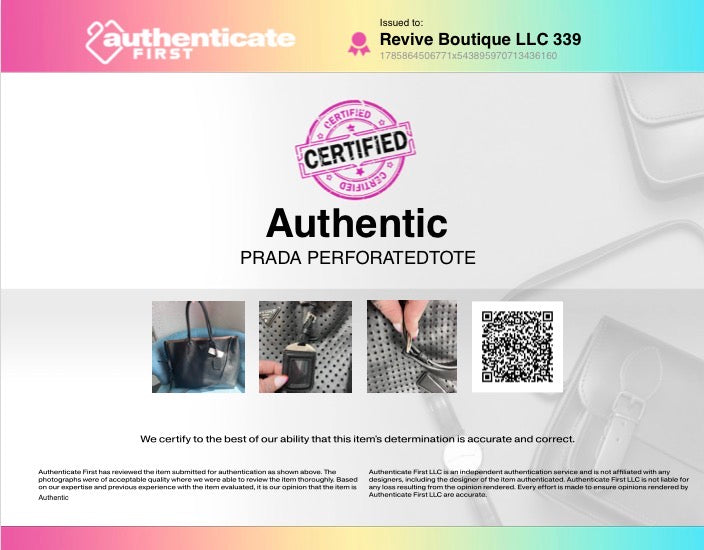 Prada, Black, Handbag, Medium