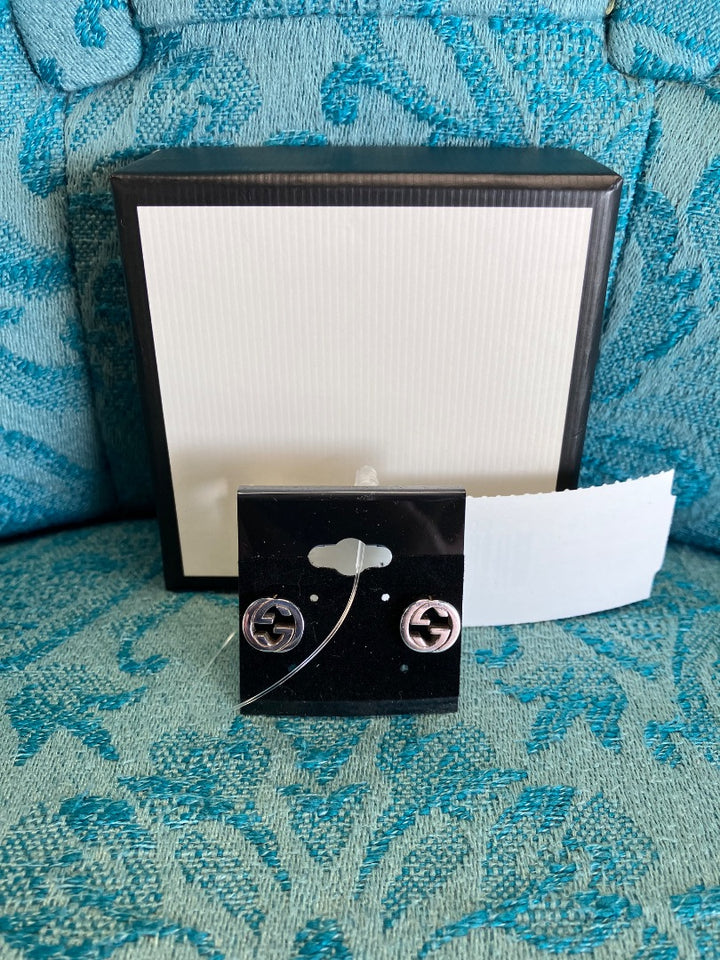 Gucci, Silver, Earrings, XS