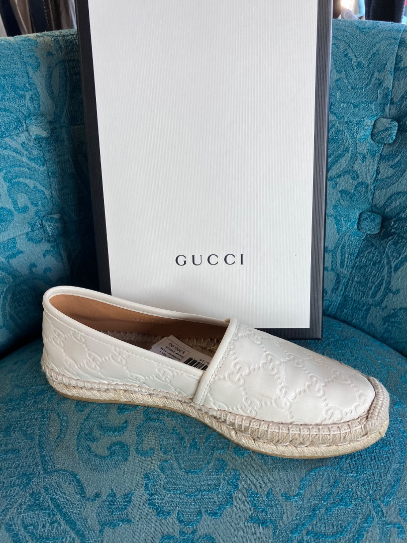 Gucci, Tan+, espadrille, 8