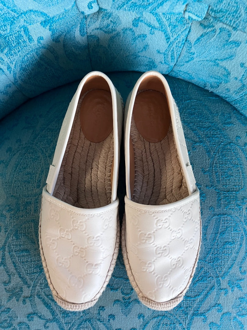 Gucci, Tan+, espadrille, 8