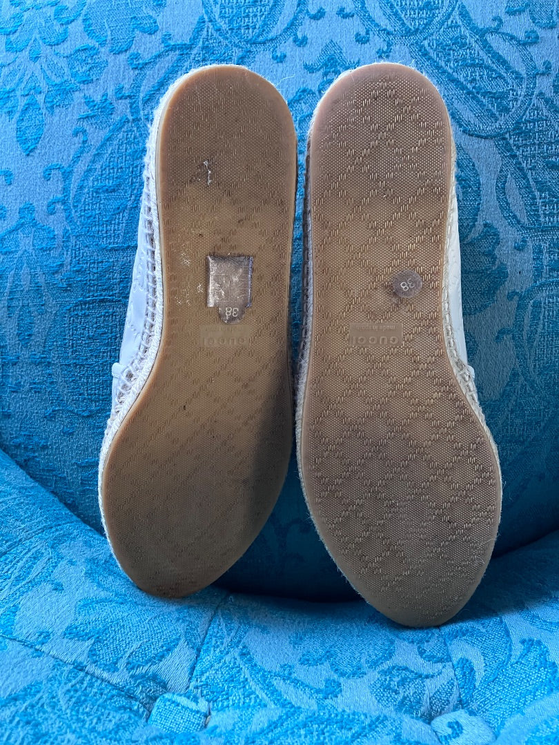 Gucci, Tan+, espadrille, 8