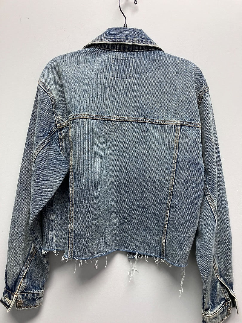 celebrity pink, Blue, outerwear, Medium