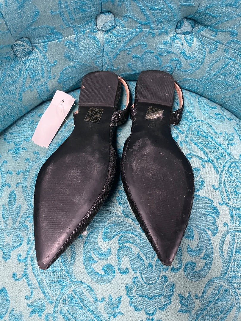 journee, Black, flats, 8.5