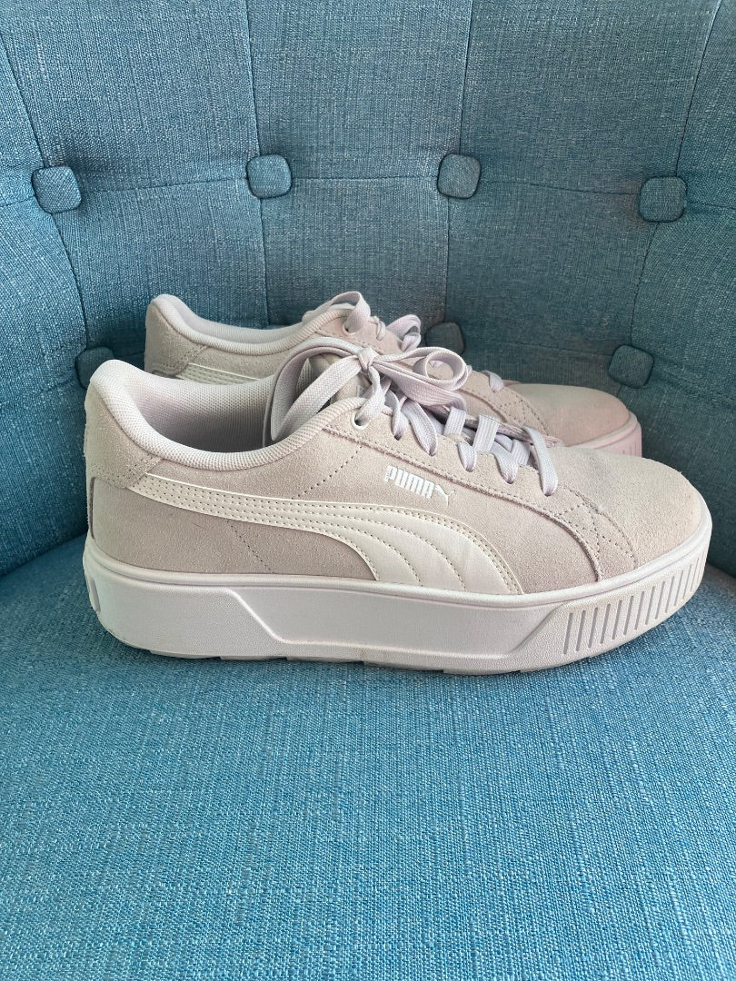 puma, White, sneakers, 9.5