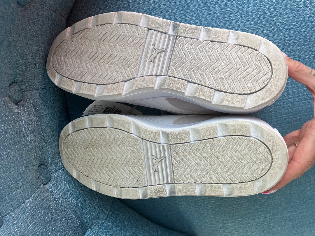 puma, White, sneakers, 9.5