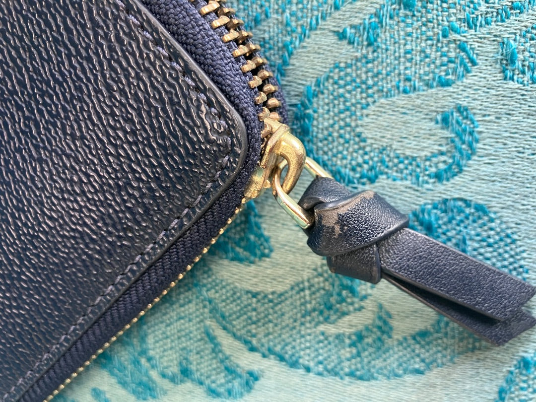 Tory Burch, Blue, wristlet, Small
