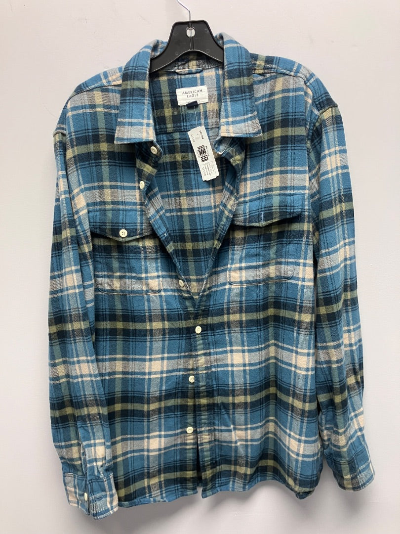 american eagle, Blue+, Mens-Top, XL